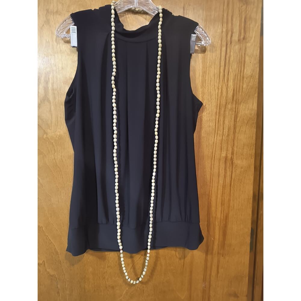 1305.  Long Strand of Natural Tagua Nut Necklace